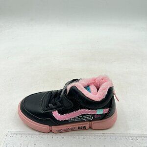 Pink Fur Girls High Top Sneaker LilLegends Skyhigh Basketball Shoes